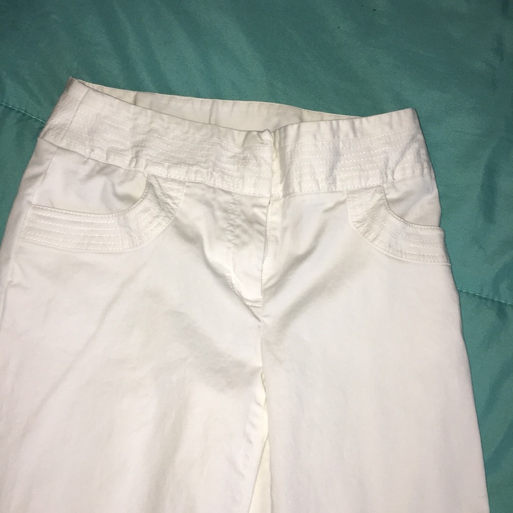 Kenar white capris
